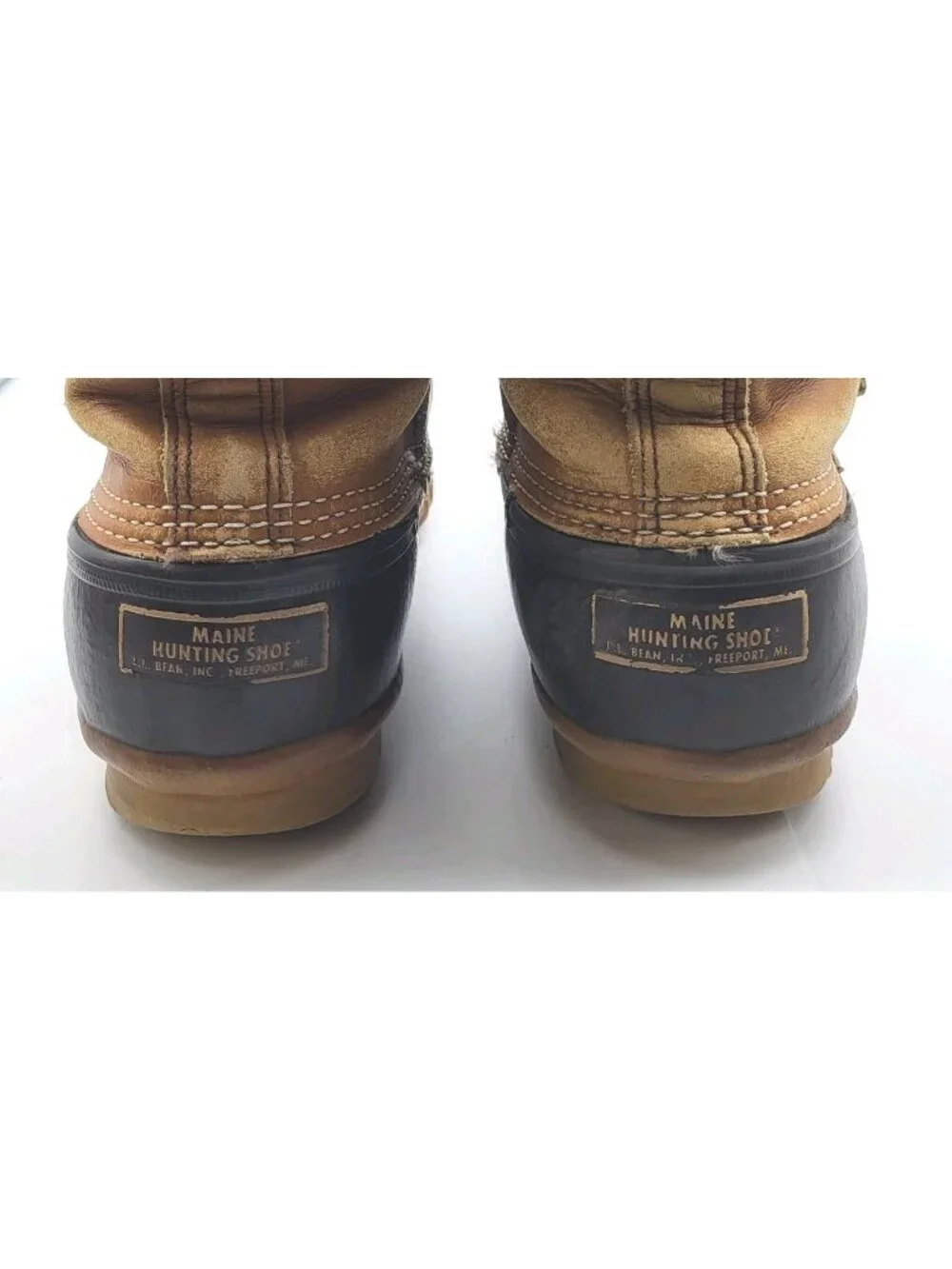 Vintage L.L. Bean Maine Hunting Shoe Boot Mens 10 Usa Made Duck boots Gorpcore